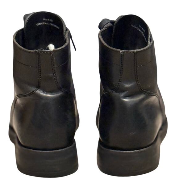 Thursday boots & Co. Cap Toe black men\'s leather Lace up boots - size 8 main image 8